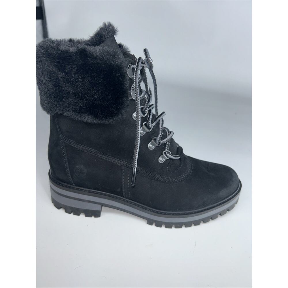 Timberland Courmayeur 6" Shearling Boots sz 8.5 black